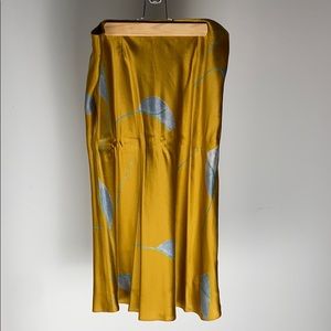 Gorgeous golden yellow silk skirt! Never worn